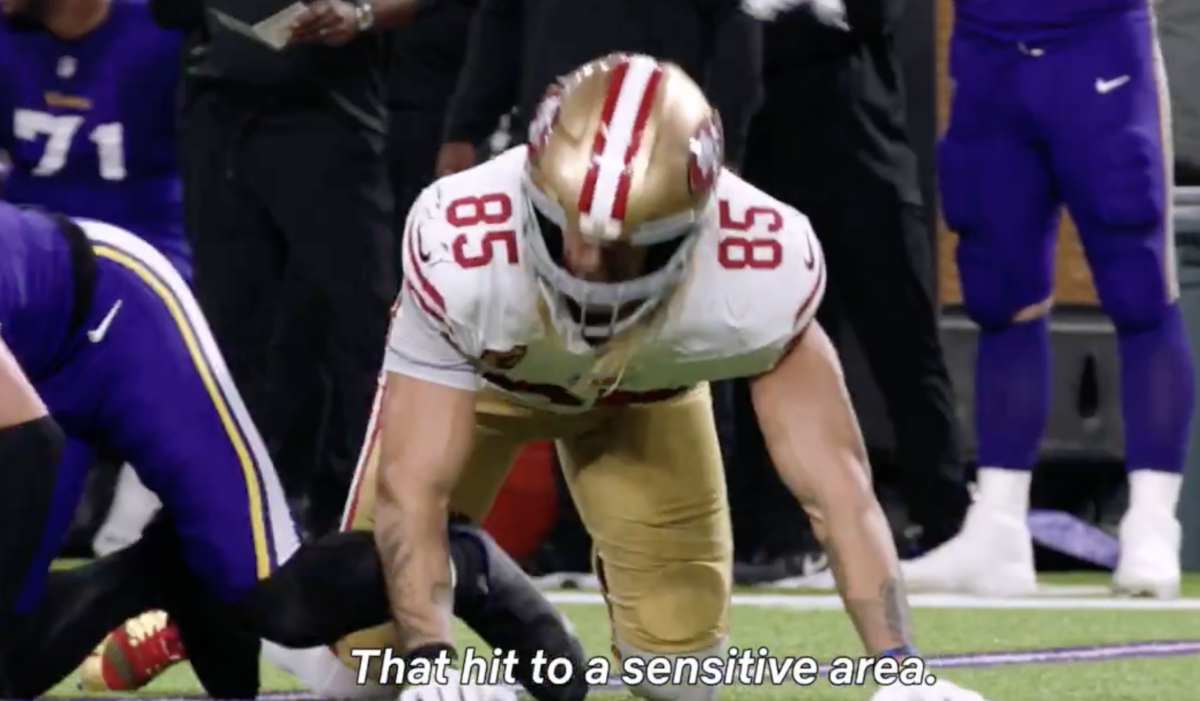 Netflix’s ‘Receiver’ trailer showcases 49ers’ run to Super Bowl 58, with an emphasis on George Kittle for some reason