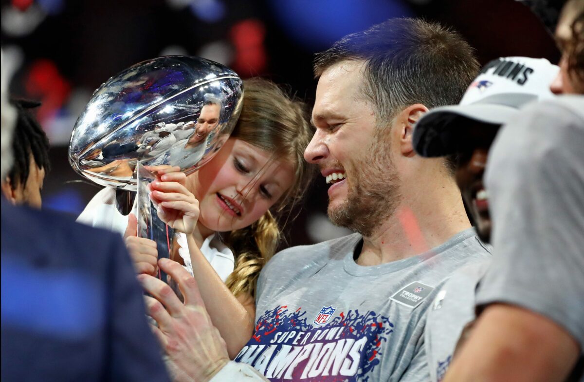 Tom Brady shared his kids’ beautiful tribute video commemorating his Patriots career