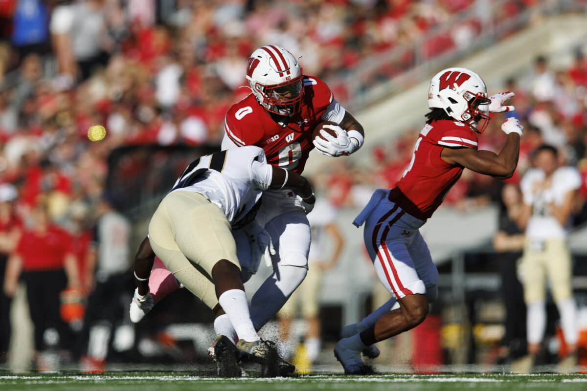 Wisconsin was a Big Ten leader in a key rushing statistic in 2023