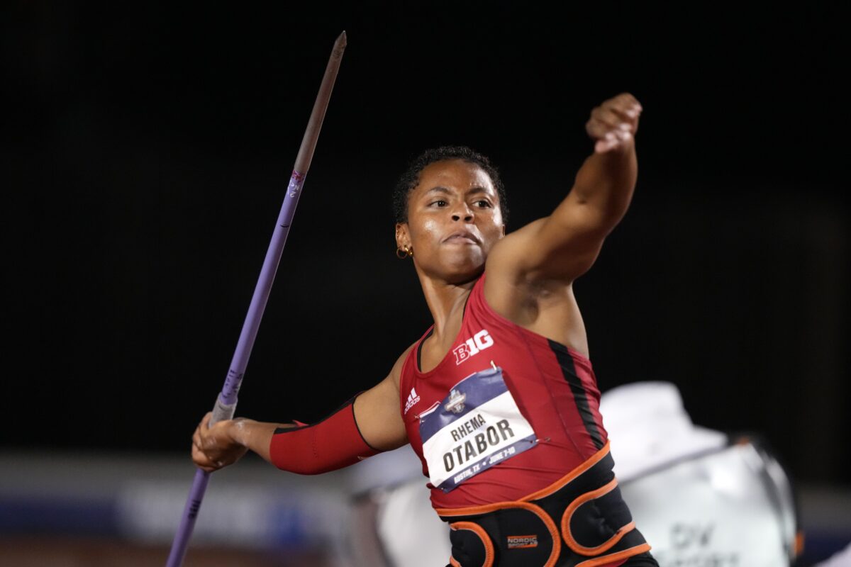Rhema Otabor sets collegiate record in javelin with her second-straight championship