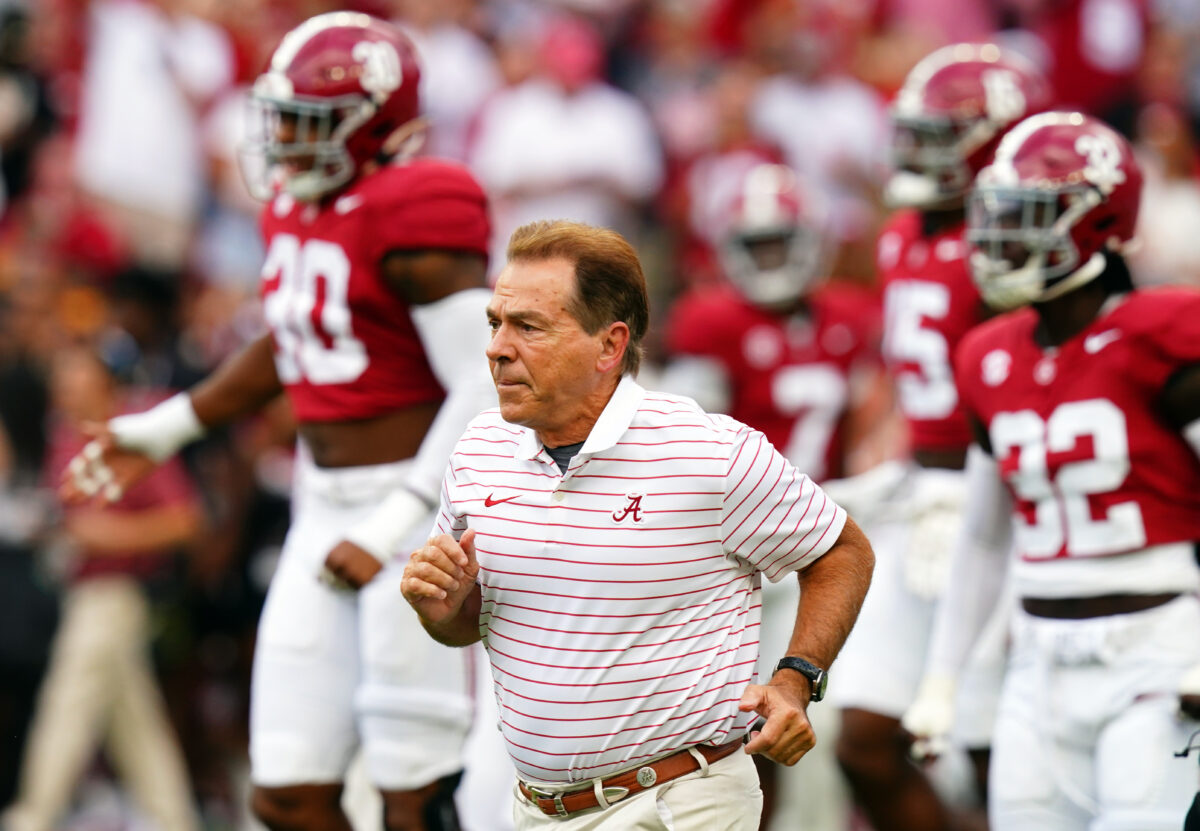 Nick Saban is on the 2025 College Football Hall of Fame induction ballot
