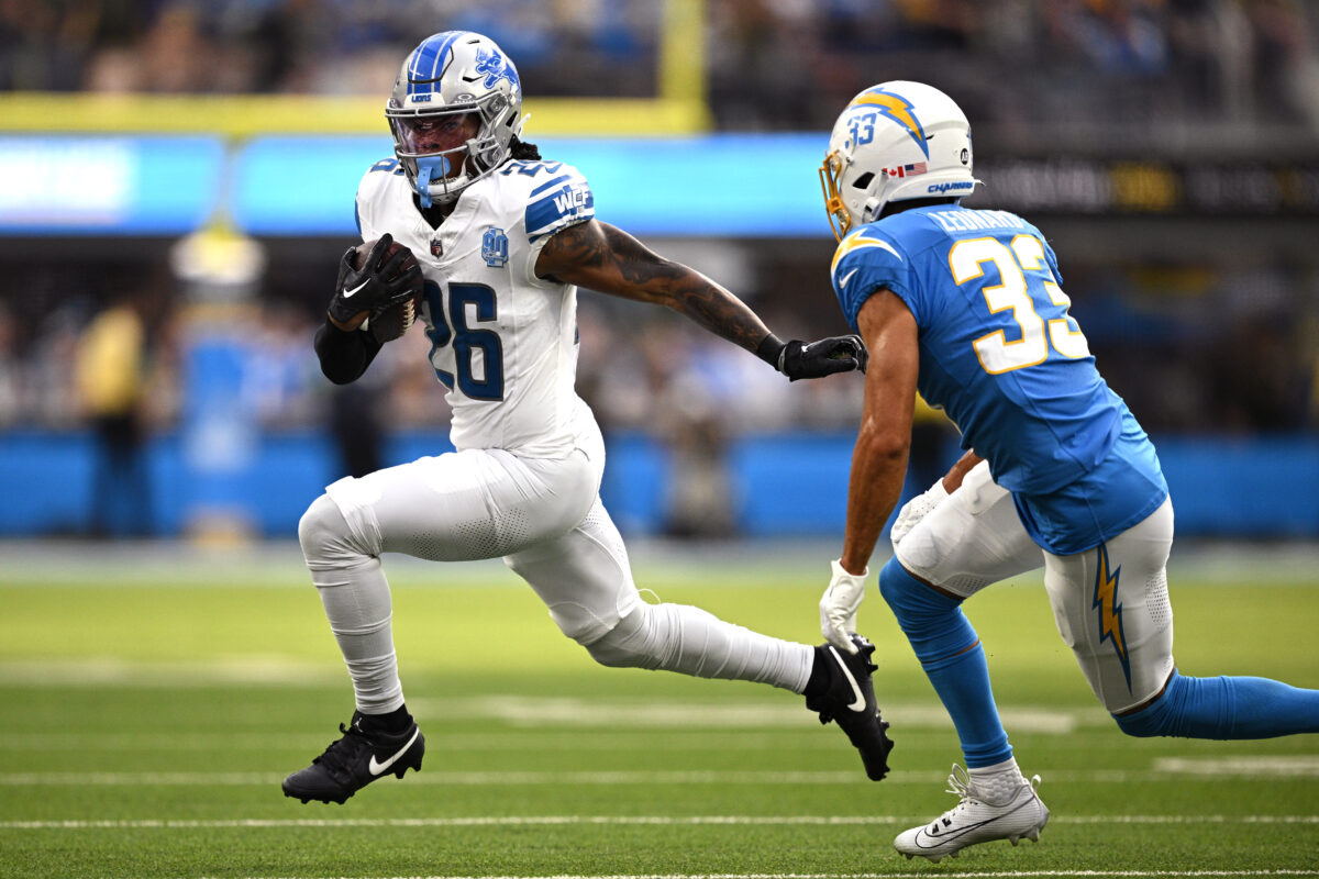 Lions looking for Jahmyr Gibbs to ‘go to that next level’ as a receiver