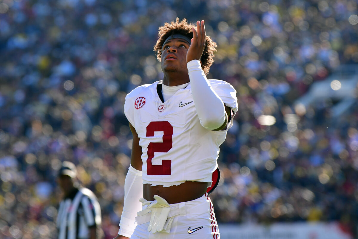 Former Alabama DB Caleb Downs receiving reps at RB for Ohio State