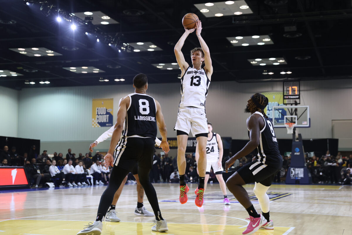 Are the Chicago Bulls trying to move up in the 2024 NBA draft to take Matas Buzelis?
