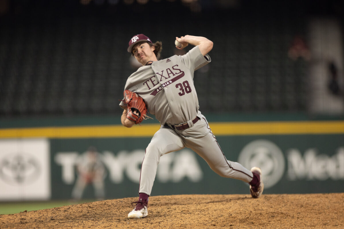 Jim Schlossnagle announces Texas A&M’s starting pitcher in Sunday’s Regional Final