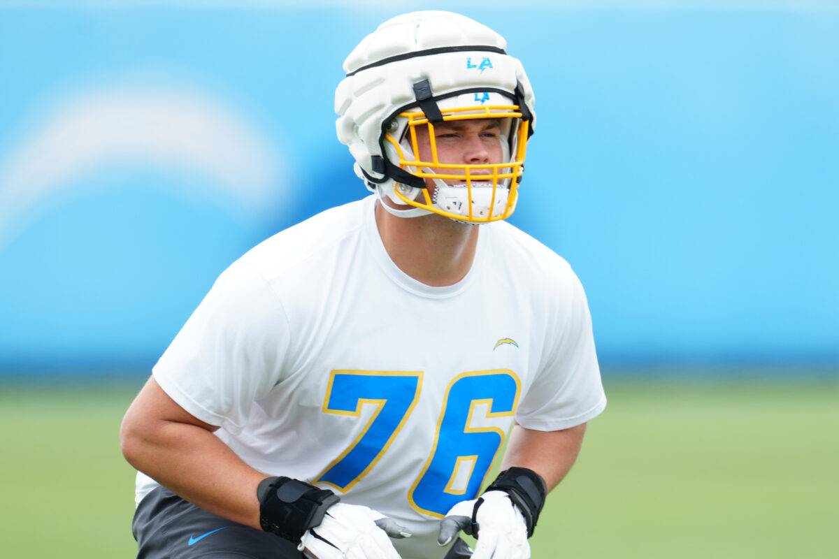 Chargers OT Joe Alt officially signs rookie contract