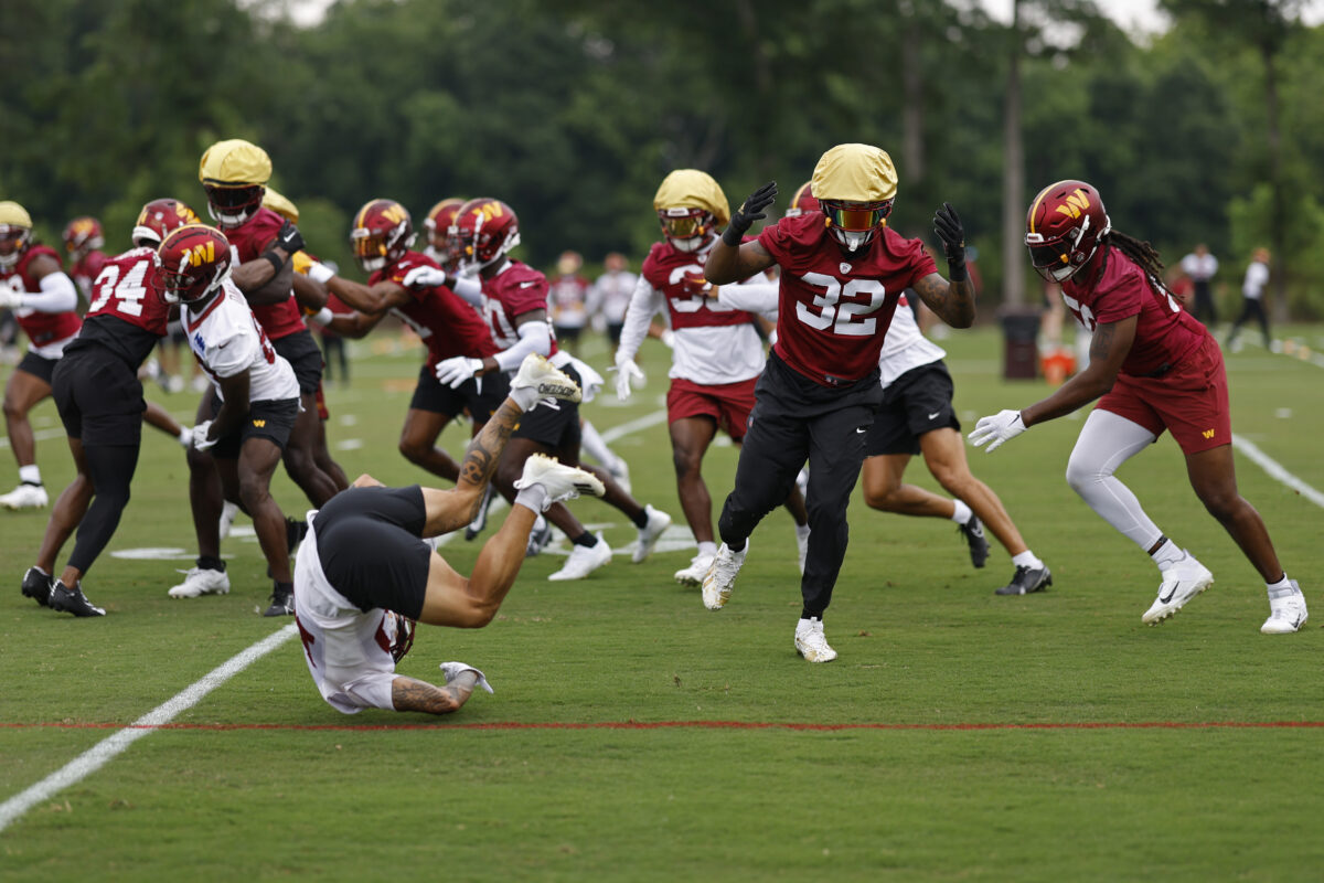 Commanders special teams coach Larry Izzo talks challenge of the new kickoff rules