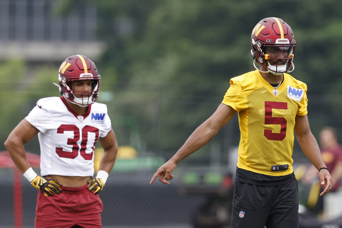 LOOK: Photos from Commanders’ minicamp, including QB Jayden Daniels