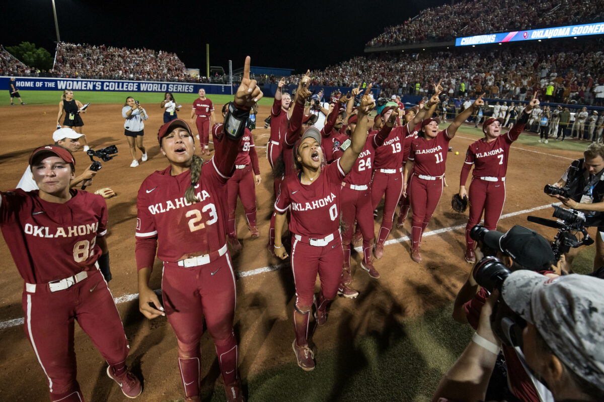 Oklahoma vs. Texas Women’s College World Series Final most watched ever