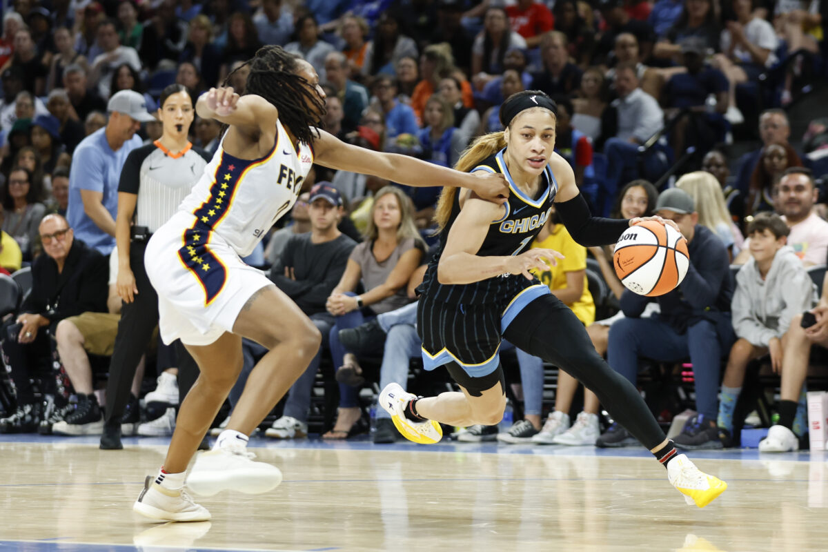 Texas A&M alumna Chennedy Carter scores 23 points to lead Sky past Caitlin Clark and Fever