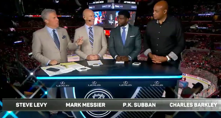Fans loved Charles Barkley talking hockey during surprise Stanley Cup broadcast appearance