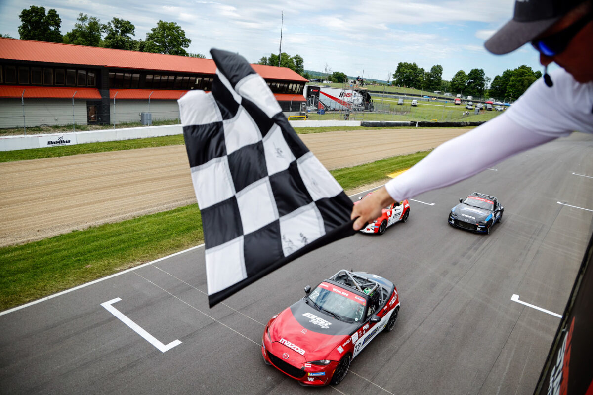 Zilisch finally nabs first MX-5 Cup win of 2024 at Mid-Ohio