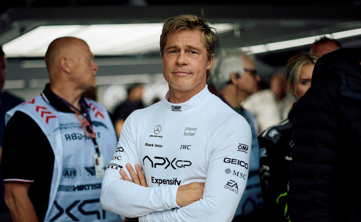 6 awesome Brad Pitt photos as he filmed his F1 movie again at 2024 British Grand Prix in Silverstone