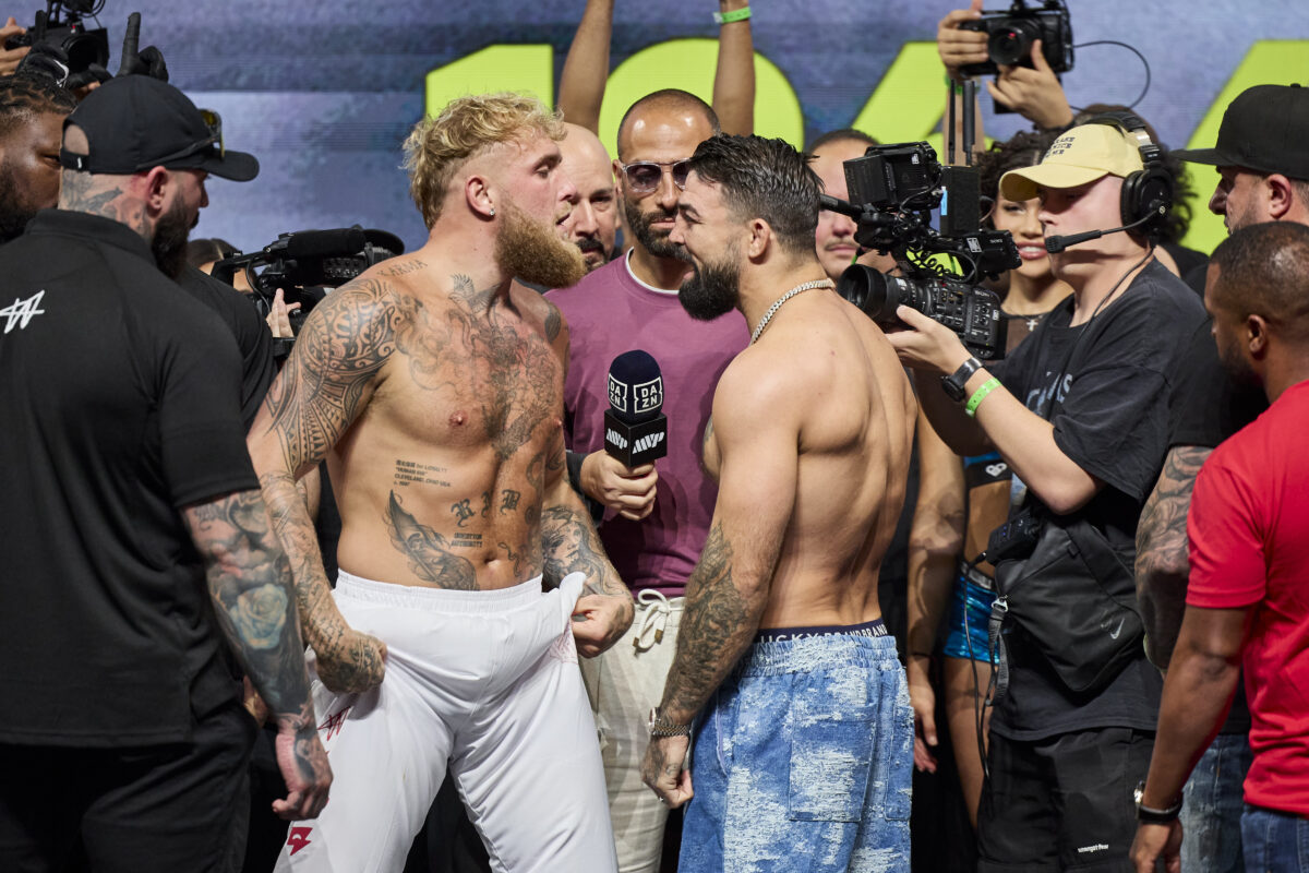 Video: Watch the Jake Paul vs. Mike Perry ceremonial weigh-ins live