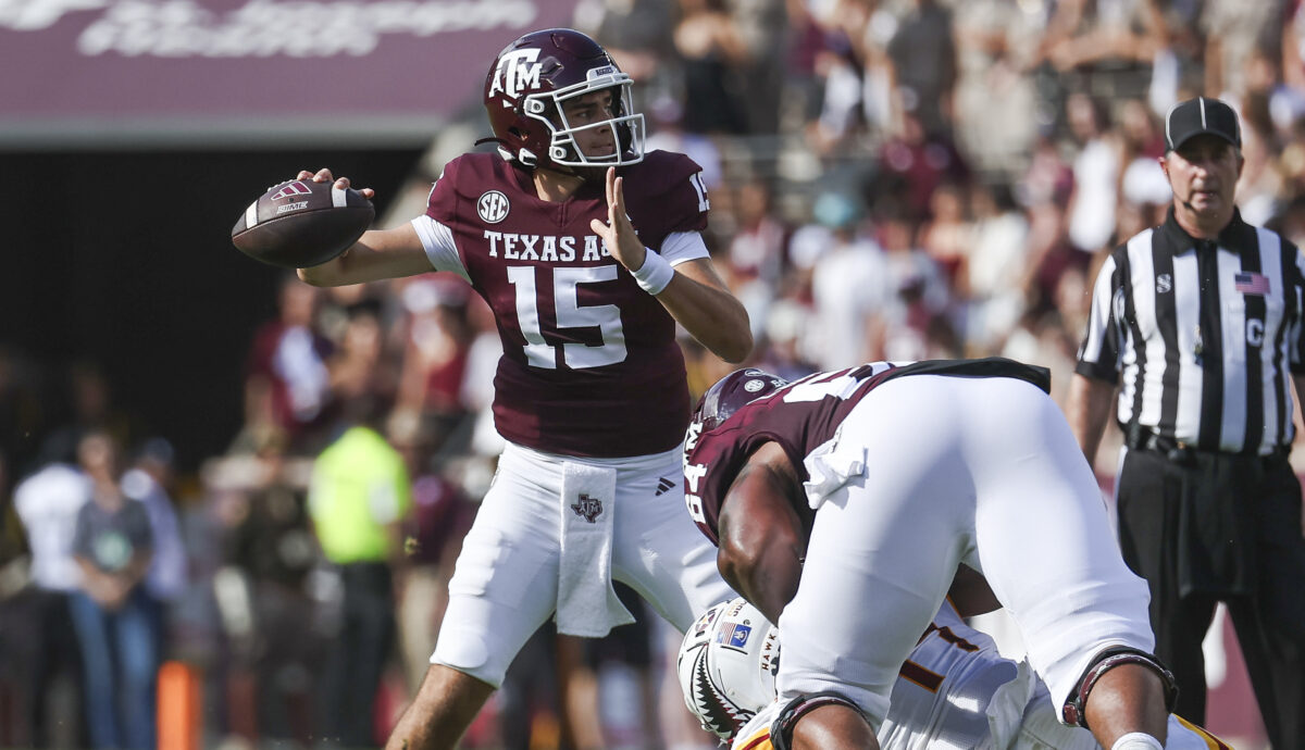 Where does Texas A&M QB Conner Weigman rank among the rest of the SEC signal callers?