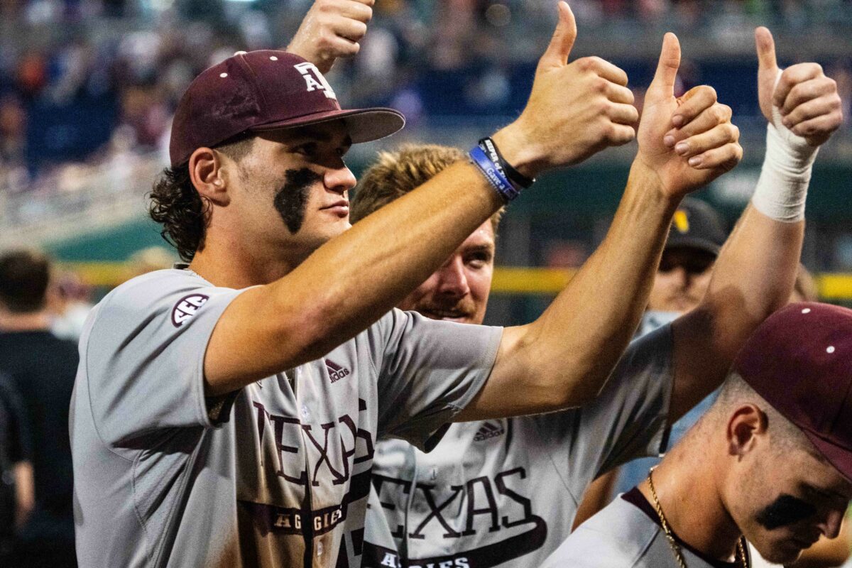 Texas A&M star outfielder Jace LaViolette explains why he decided to return to Aggieland