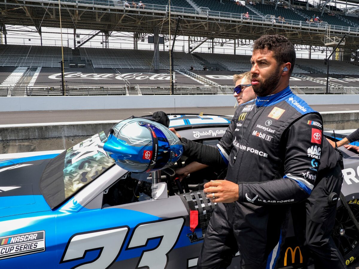 Bubba Wallace talks about great points day at the 2024 Brickyard 400