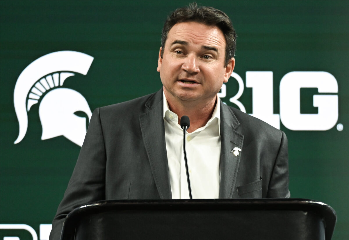 Watch BTN’s interview with MSU head coach Jonathan Smith during Big Ten Media Days