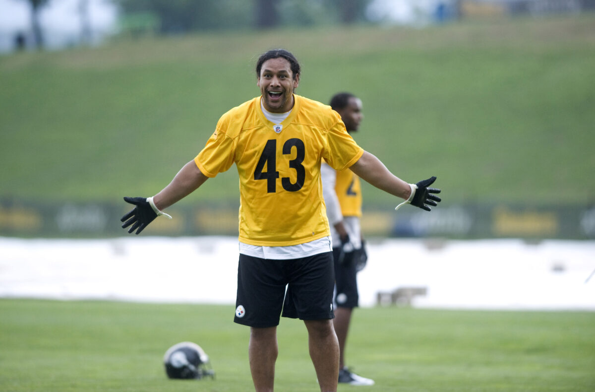 Troy Polamalu in disguise at Steelers training camp