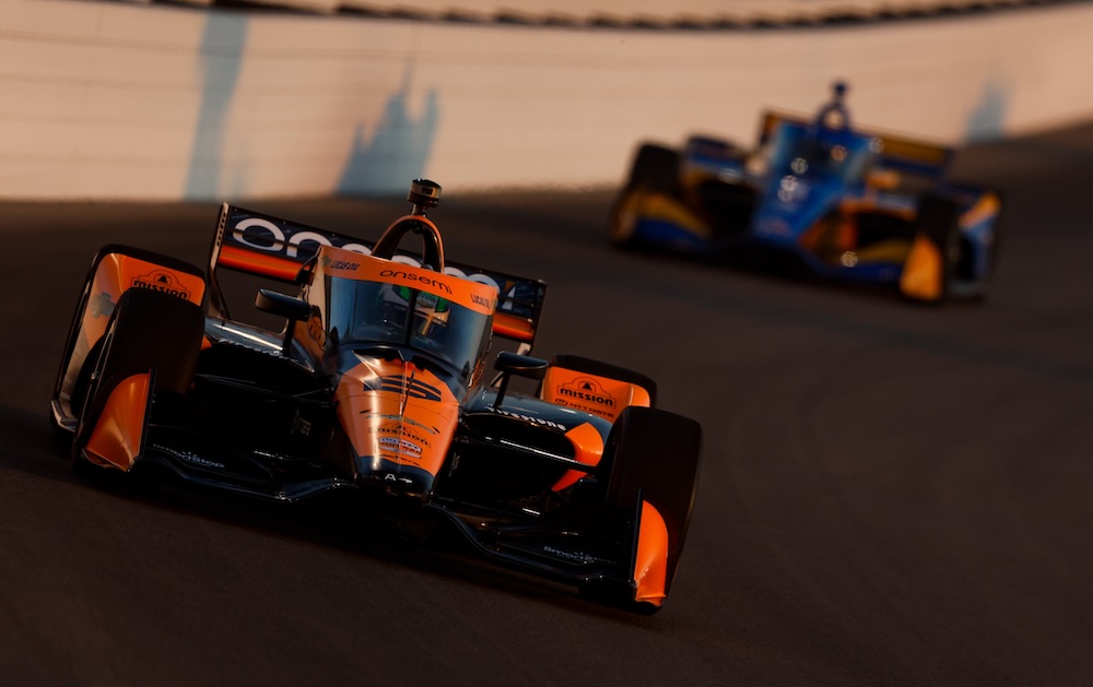 O’Ward fires McLaren to the top in final practice at WWTR