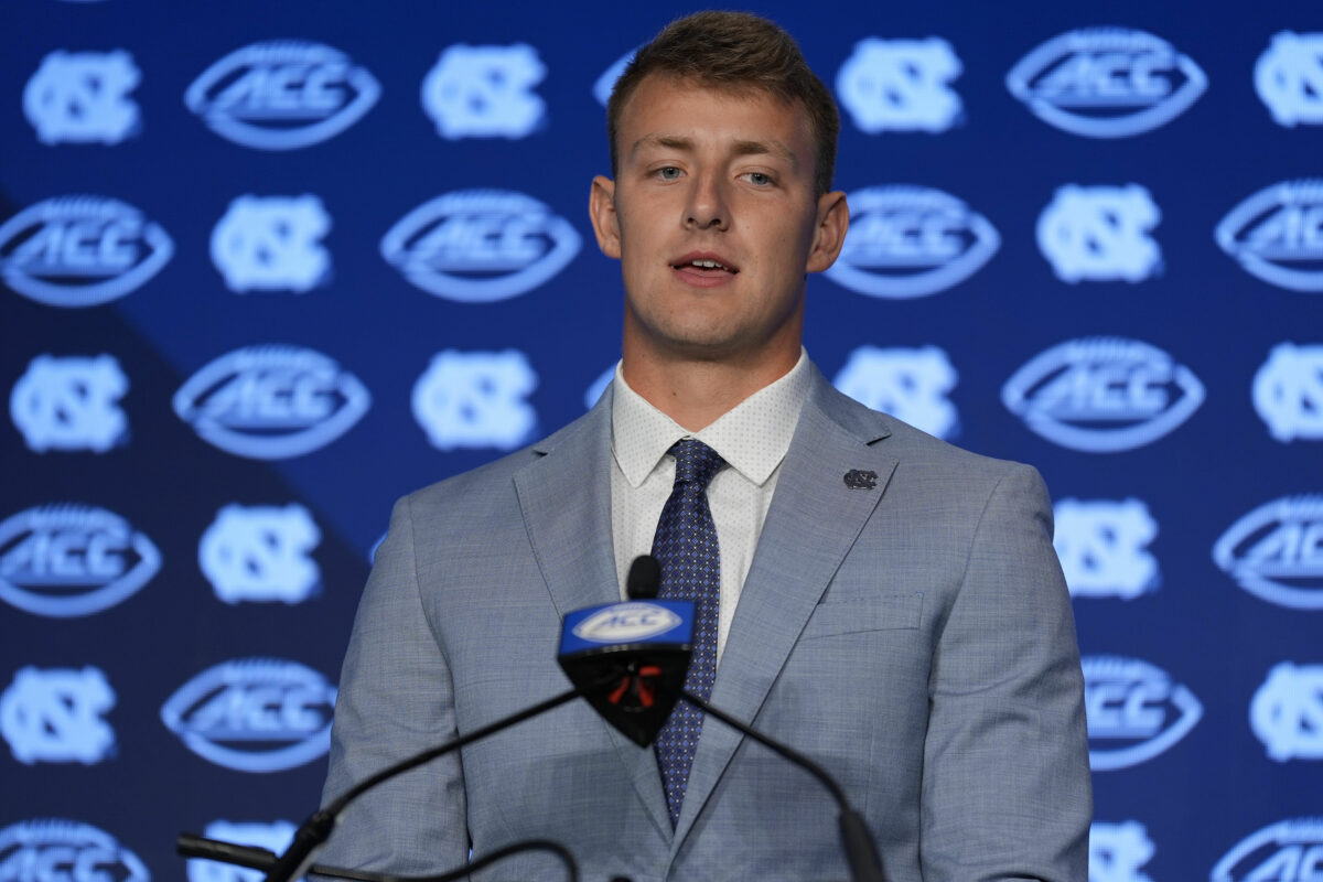 Where does UNC’s Max Johnson land in ACC quarterback rankings?