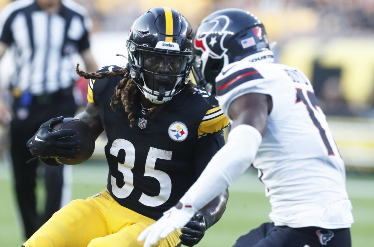 Steelers backup running backs stand out vs Texans