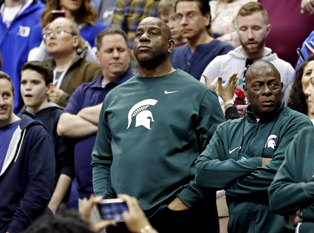 Magic Johnson shares his positive thoughts on Michigan State