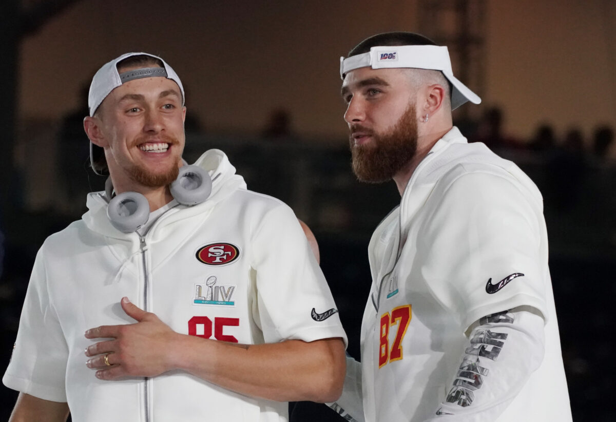 NFL legend Rob Gronkowski chooses Chiefs TE Travis Kelce over George Kittle