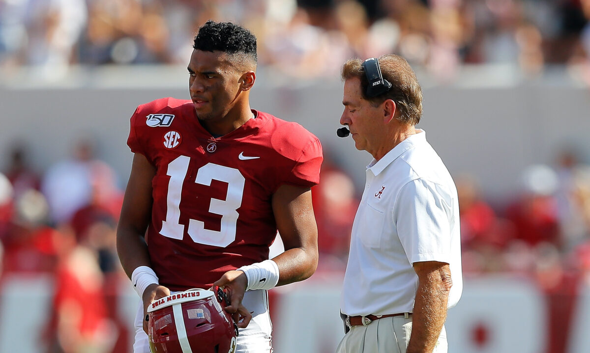 Former Alabama coach Nick Saban is ‘concerned’ for Tua Tagovailoa