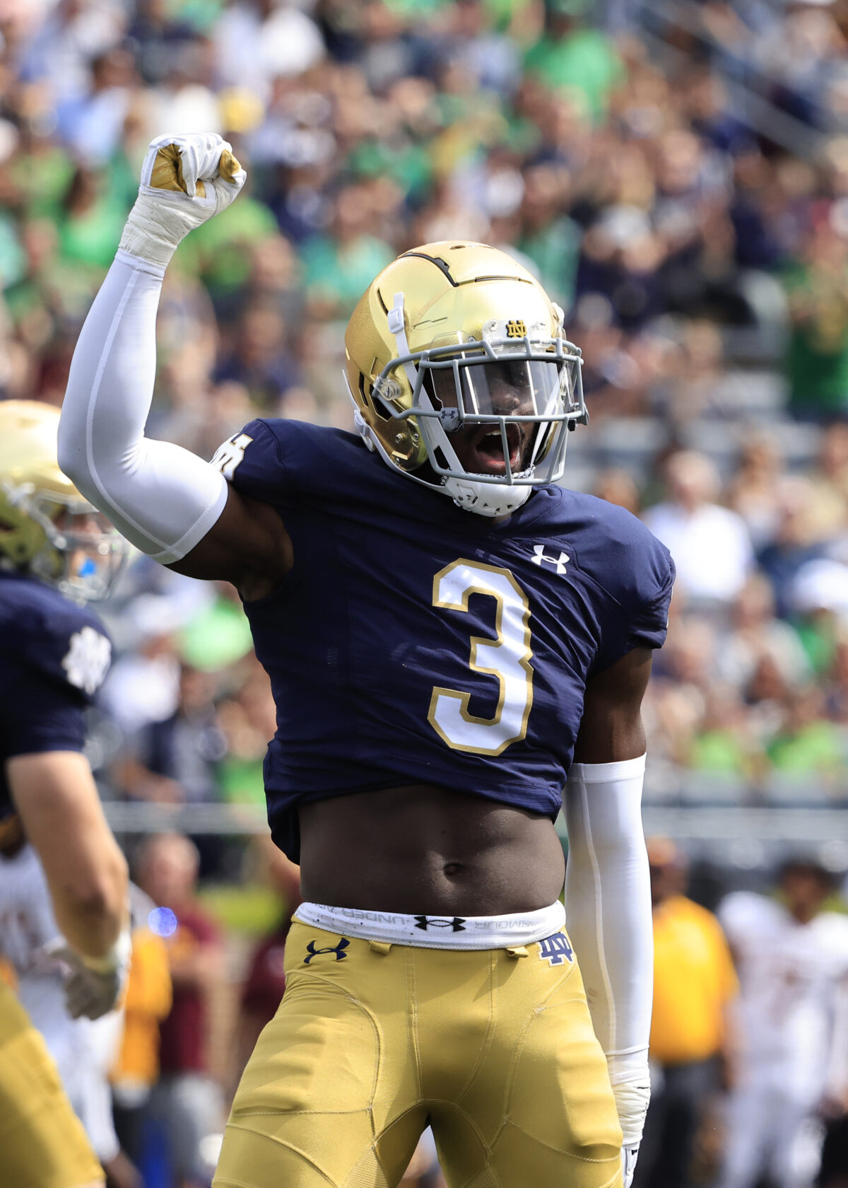 Notre Dame Week 9 highlight: Jaylen Sneed recovers a fumble in the end zone