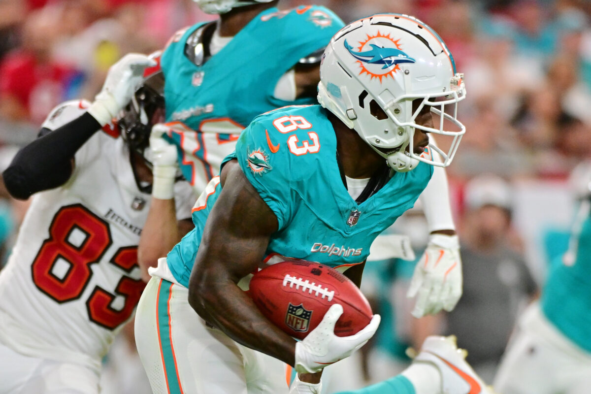 Dolphins turning to rookie Malik Washington to handle return duties