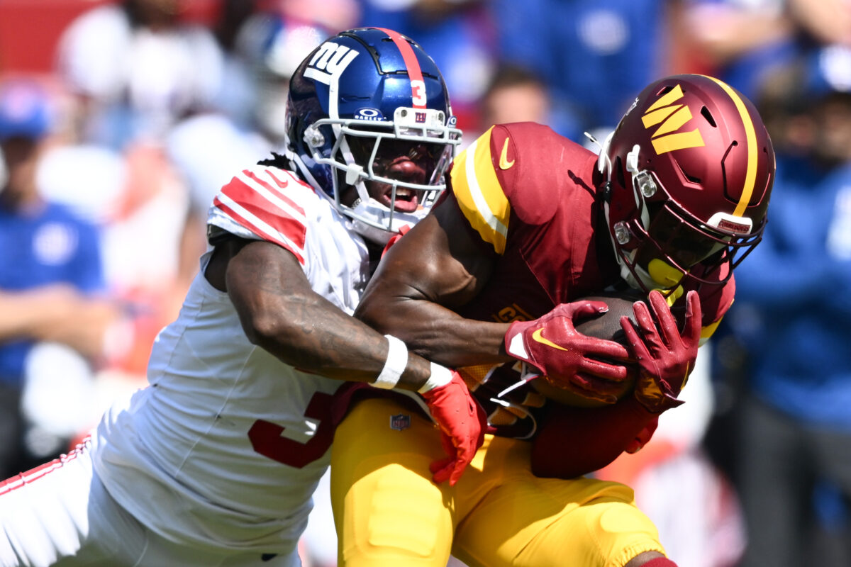 Benched Giants cornerback who trashed Commanders will start in Week 9