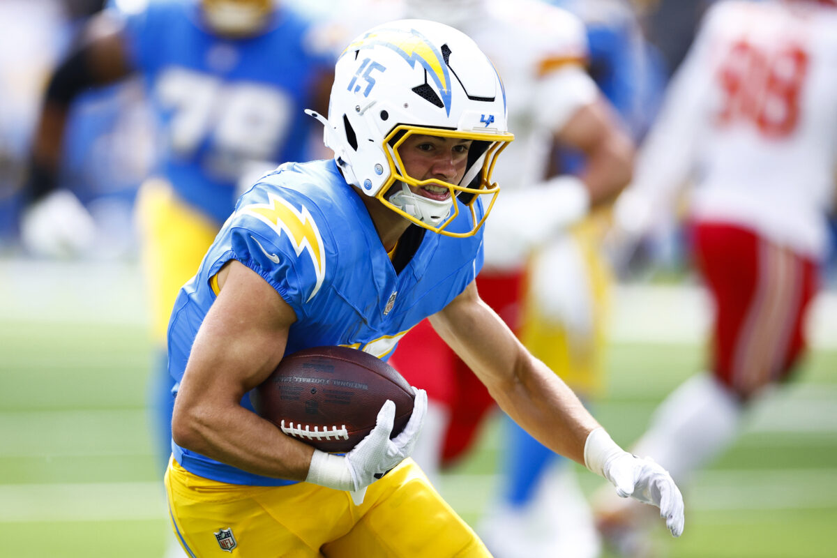 Chargers kicker loses embarrassing bet with Ladd McConkey