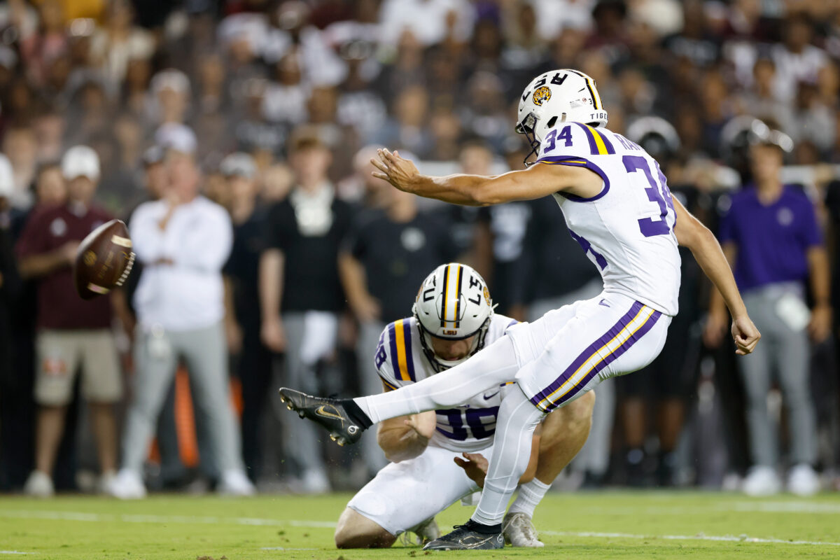 Brian Kelly explains kicking issues that plagued LSU in loss to Texas A&M