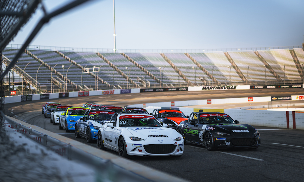 Mazda MX-5 Cup makes oval debut at Martinsville Speedway