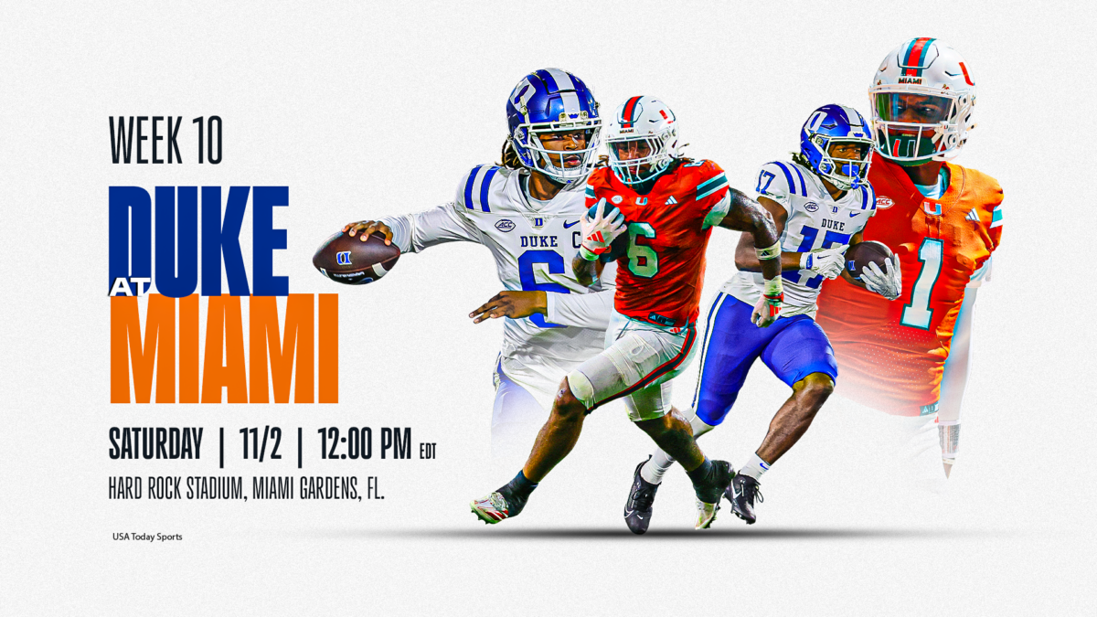 Staff predictions for Week 10 matchup between Duke and Miami