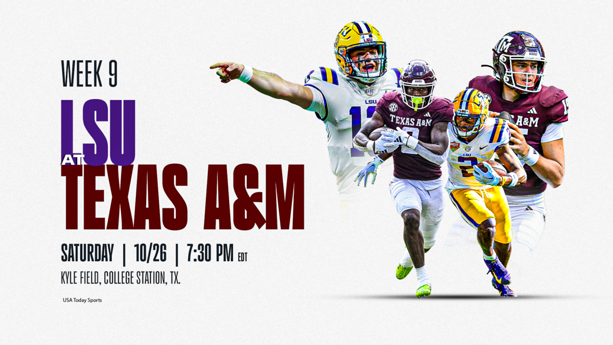 LSU vs Texas A&M at Kyle Field headlines Week 9 in the SEC