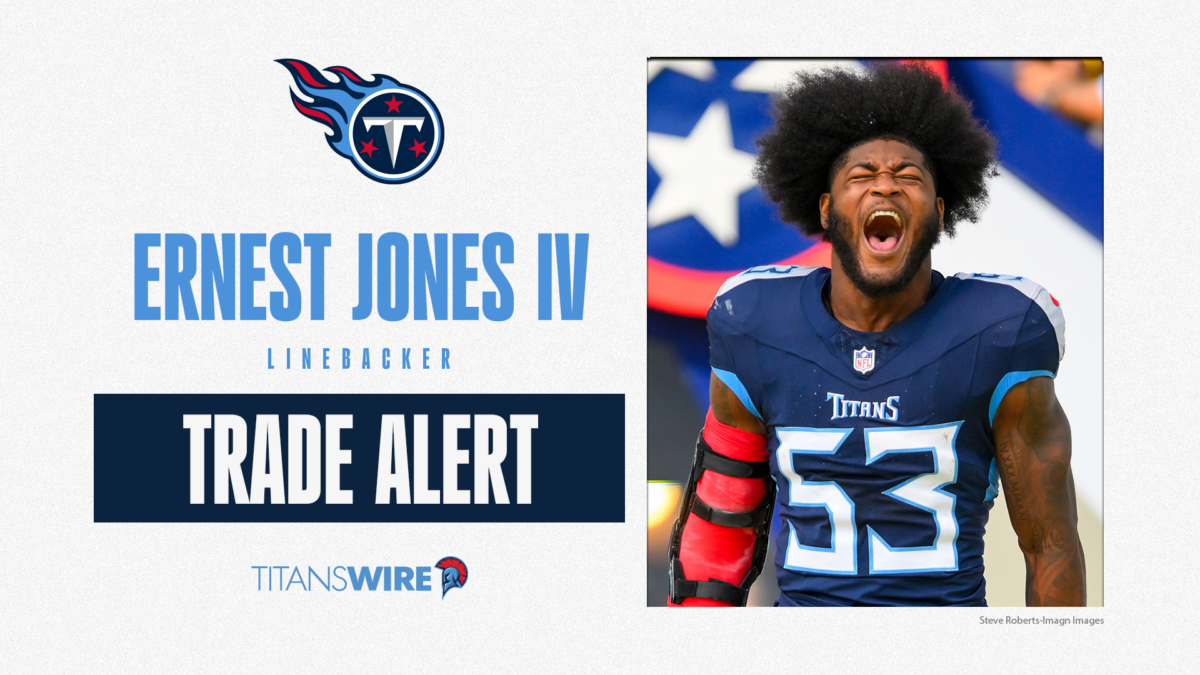 Report: Titans trading LB Ernest Jones IV to Seahawks