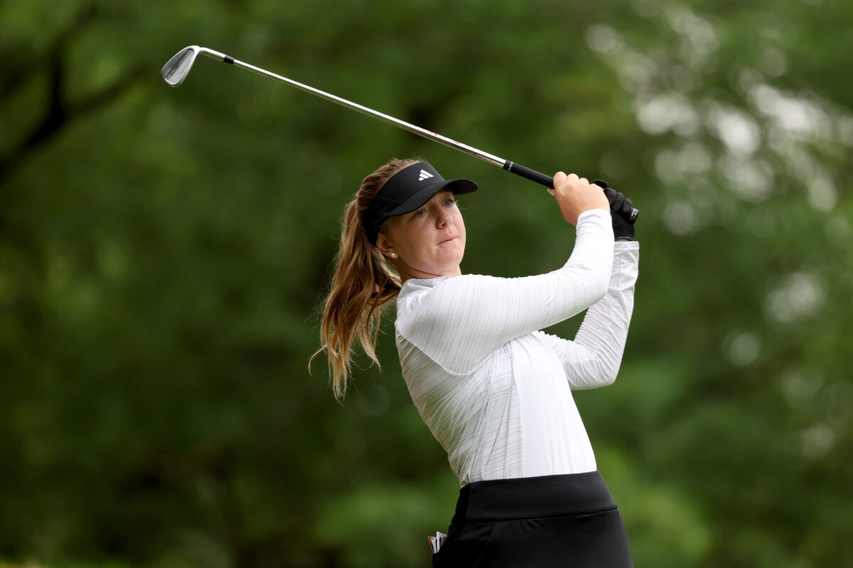 NCAA champ Adela Cernousek shoots 66 at LPGA Qualifying; transgender golfer Hailey Davidson improves after 69