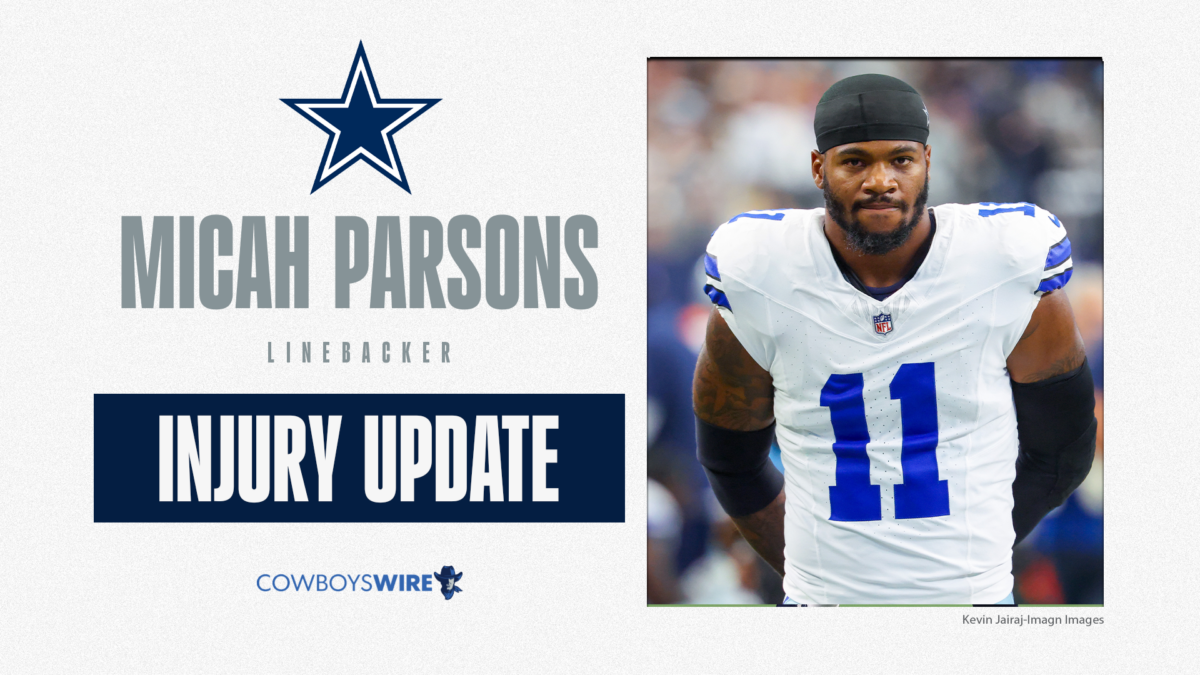 Is Micah Parsons playing today? Latest injury news on Cowboys edge rusher