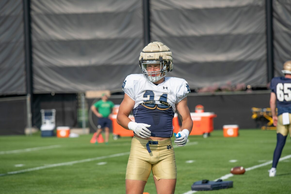 Notre Dame linebacker Jack Kiser named Campbell Trophy finalist