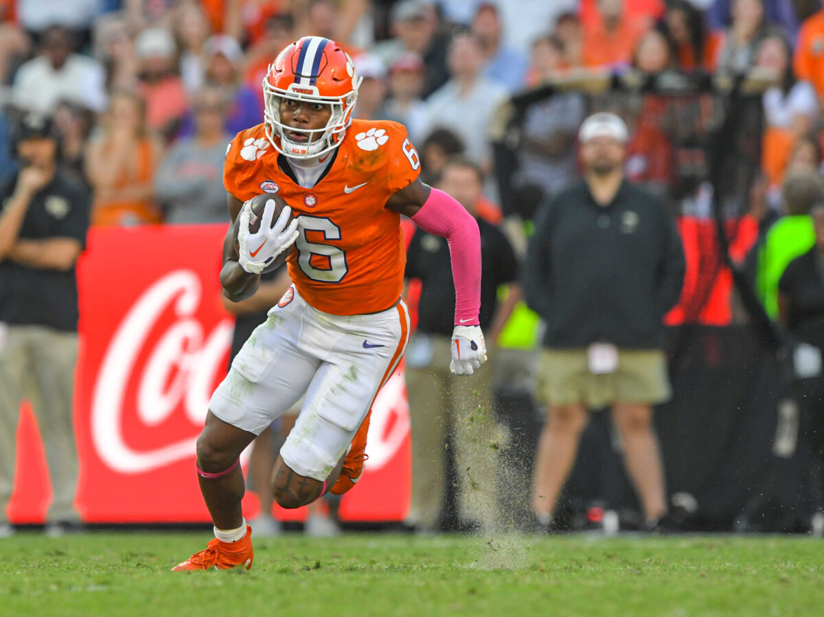 Dabo Swinney shares Clemson wide receiver Tyler Brown will not play in Louisville game