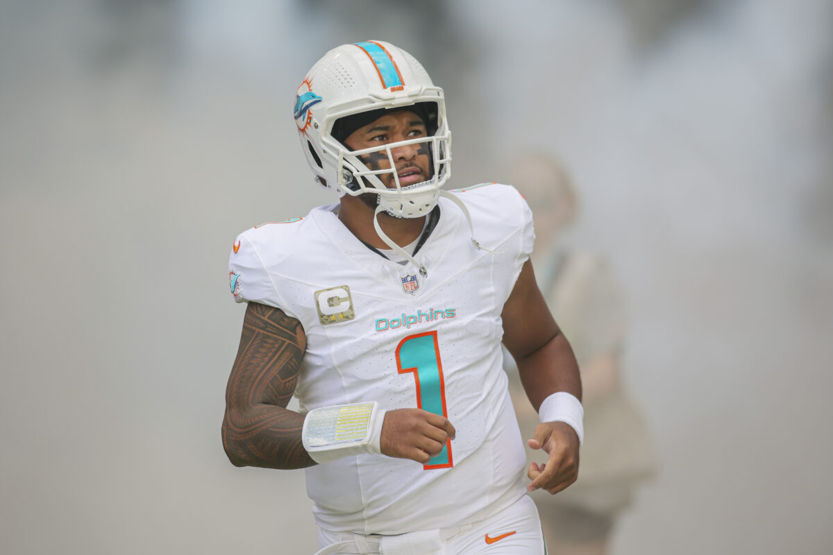 Dolphins move Tua Tagovailoa to active roster, release QB to make room