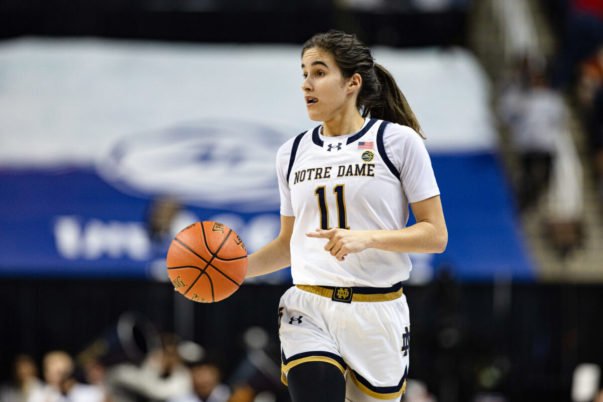 Notre Dame guard Sonia Citron named to shooting guard award watch list