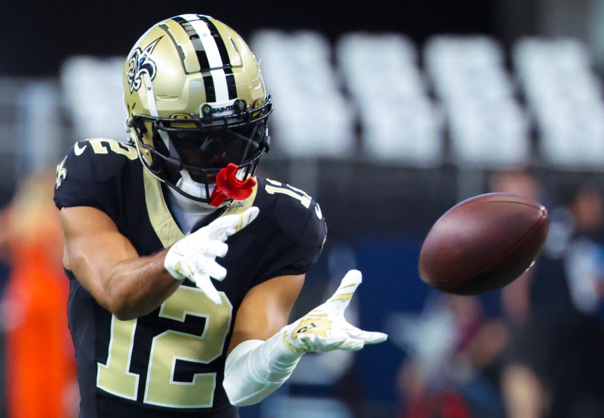 Saints’ best wide receiver cleared concussion protocol ahead of Week 8 game