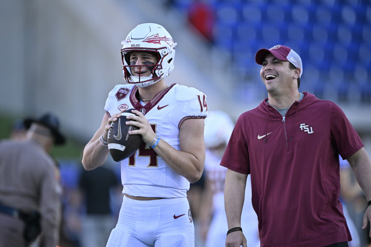 Florida State QB Luke Kromenhoek turns sneak into 42-yard run