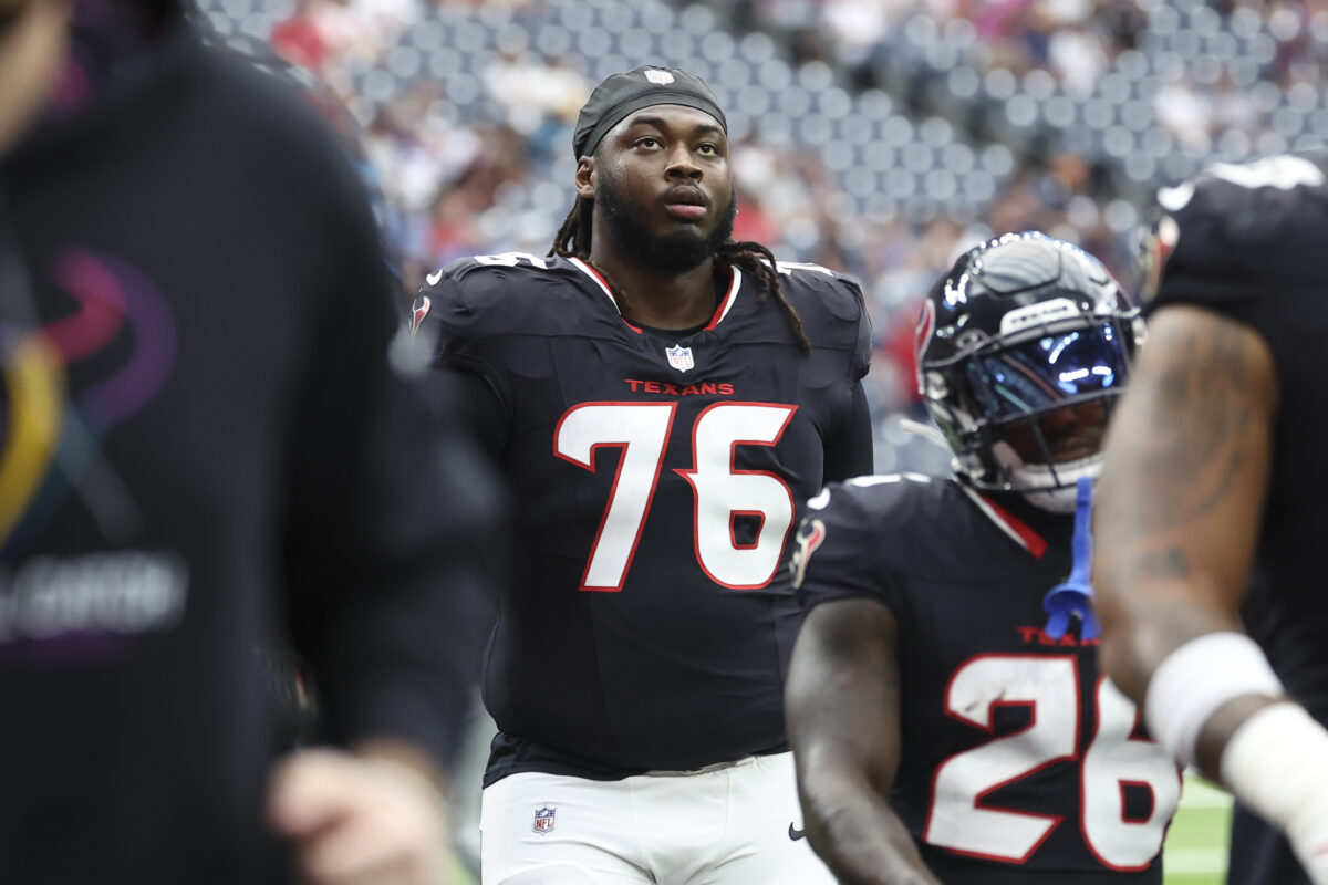 Texans OL Kenyon Green gives honest assessment of performance in Week 8 win over Colts