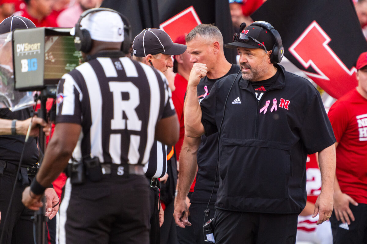 What Nebraska head coach Matt Rhule said about Ohio State after the game Saturday