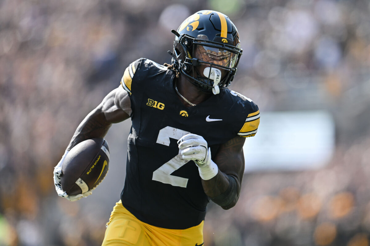 Iowa star receives substantial ‘EA Sports College Football 25’ player rating increase