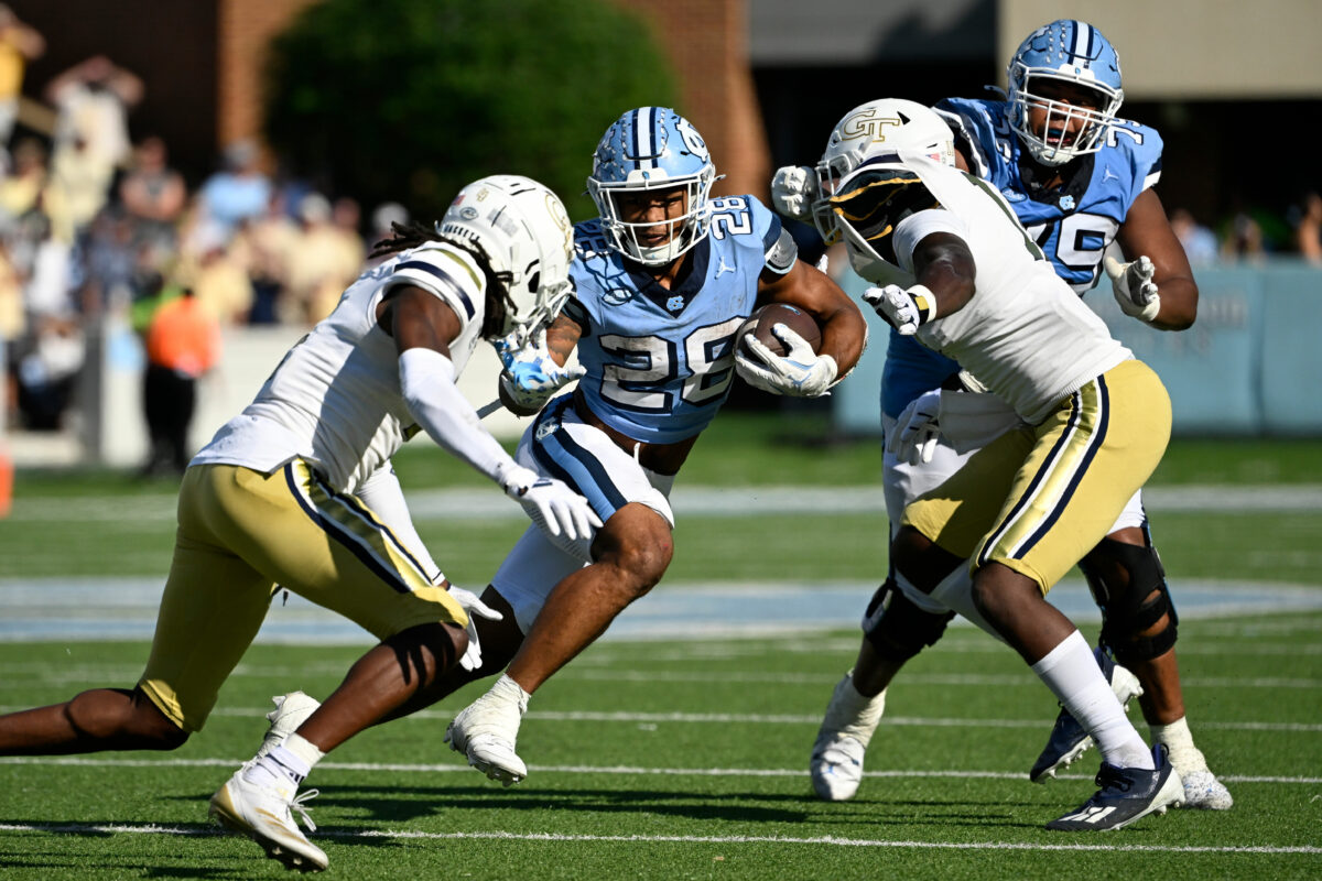 Chiefs scouting report: North Carolina Tar Heels RB Omarion Hampton